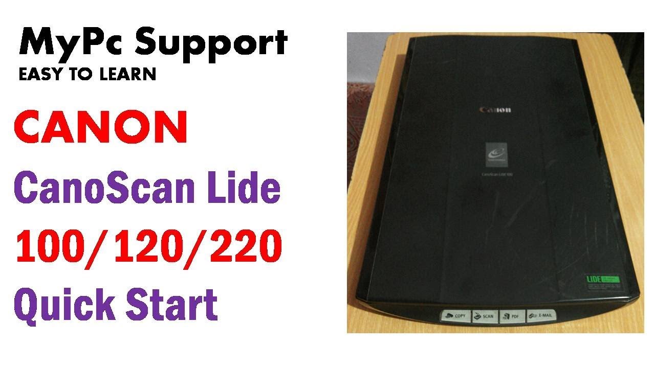 canon lide 20 software
